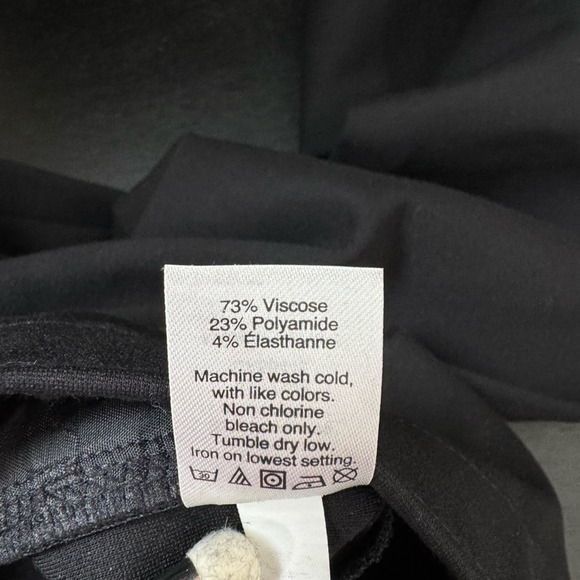 J.Crew Mercantile Womens Skinny Pants Black Pull On Mid Rise Stretch Pockets 8 - Picture 8 of 10